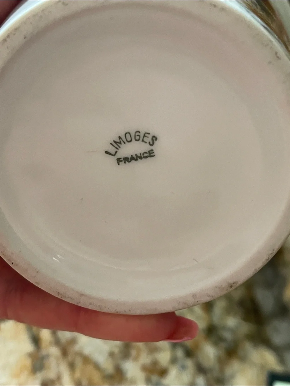 VINTAGE FRANCE! Limoges White Porcelain Flower Pot